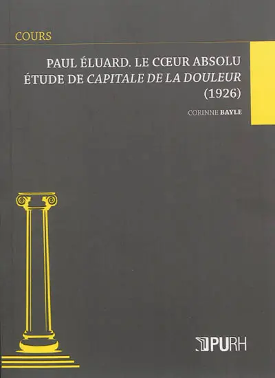 Paul Eluard, le coeur absolu : étude de Capitale de la douleur (1926)