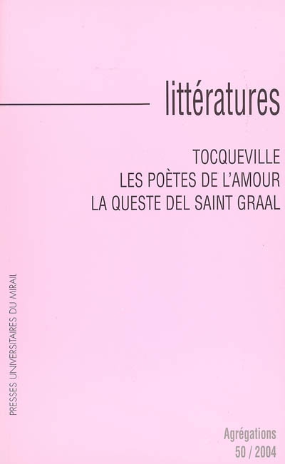 Littératures, n° 50....