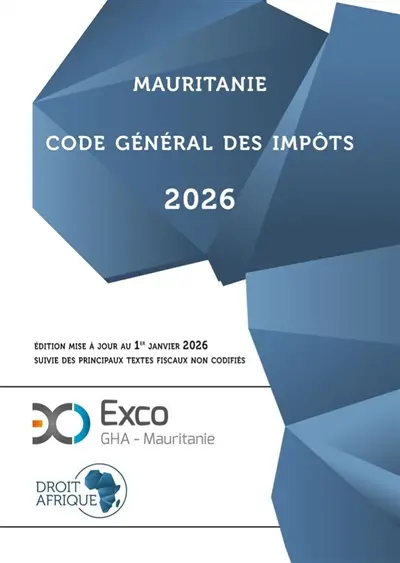 Mauritanie : Code général des impôts 2026