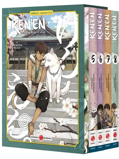 Ken'en : comme chien et singe : coffret volumes 5 à 8
