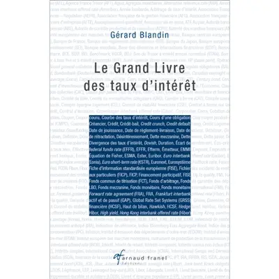 Le Grand Livre des taux d'intérêt
