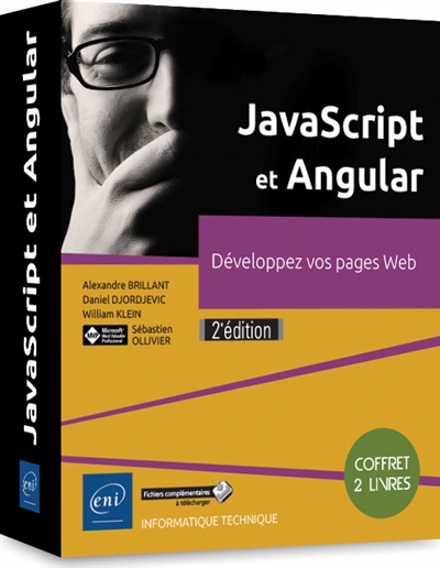 JavaScript et Angular : développez vos pages web : coffret de 2 livres
