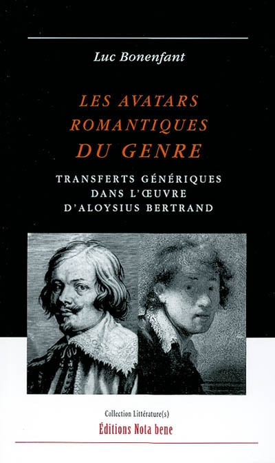 Les avatars romantiques du genre : transferts génériques dans l'oeuvre d'Aloysius Bertrand
