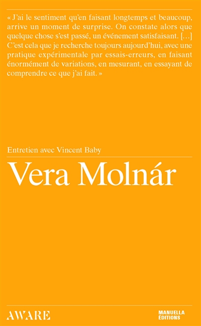 Vera Molnar : entretien avec Vincent Baby