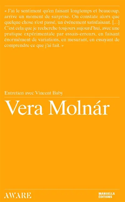 Vera Molnar : entretien avec Vincent Baby