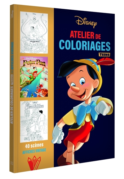 DISNEY TEENS : Atelier de coloriages : Affiches Vintage