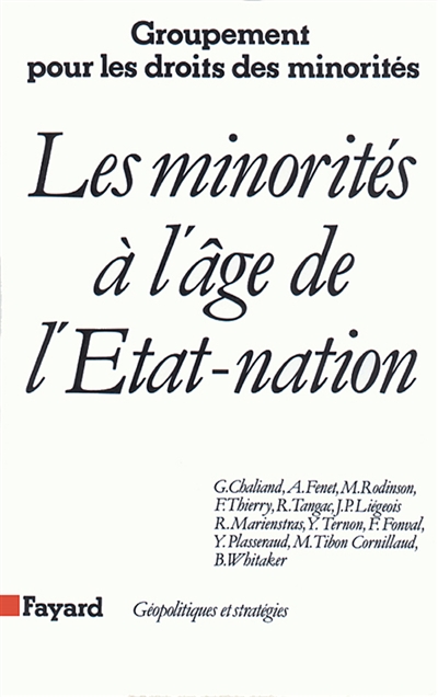 Les Minorités à l'âge de l'Etat-nation