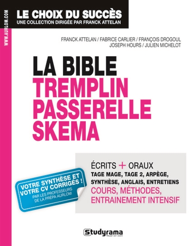 La bible : Passerelle 1, Tremplin 1, Skema : concours écoles de commerce de l'après bac+2