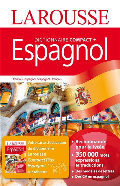 Dictionnaire compact plus français-espagnol, espagnol-français. Diccionario compact plus francés-espanol, espanol-francés