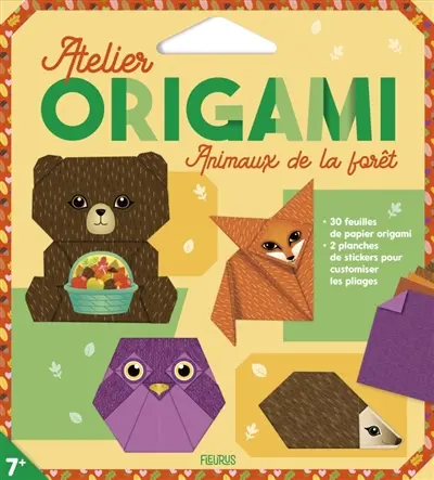 Animaux de la forêt : atelier origami