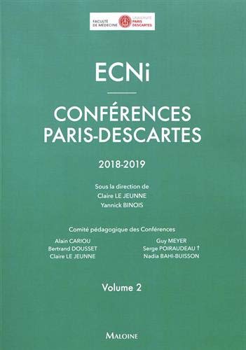 ECNi : conférences Paris-Descartes : 2018-2019. Vol. 2