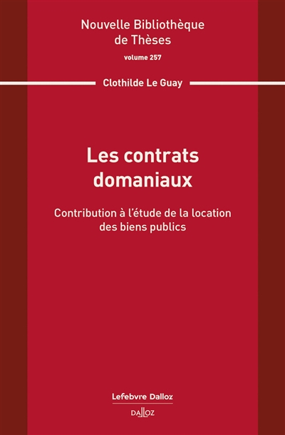 Les contrats domaniaux :...