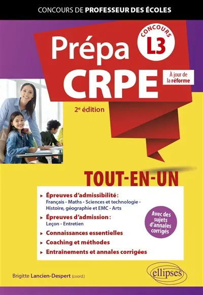 Prépa CRPE tout-en-un, concours L3