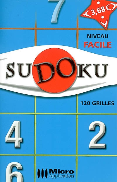 Sudoku facile : niveau facile, 120 grilles