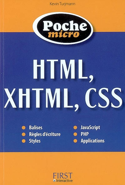 HTML, XHTML, CSS