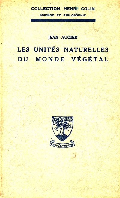 Les Unités naturelles dans le monde végétal