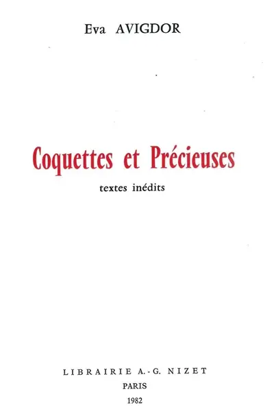 Coquettes et précieuses