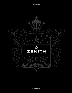 Zenith : la saga d'une manufacture horlogère étoilée