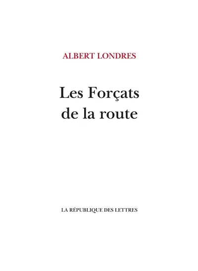 Les forçats de la route