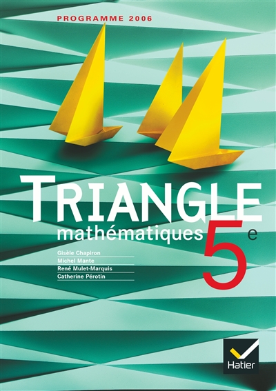Mathématiques 5e : programme 2006