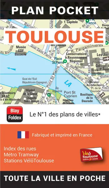 Toulouse plan pocket 2024