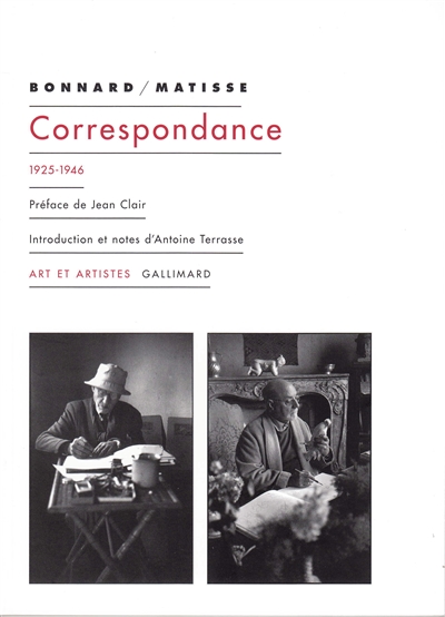Bonnard-Matisse : correspondance 1925-1946