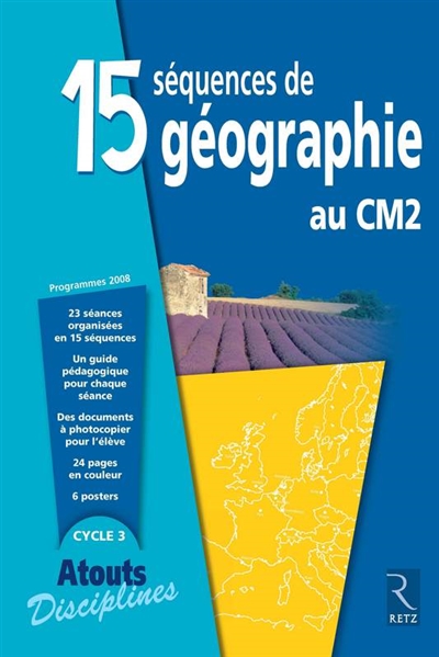 15 séquences de géographie au CM2 : fichier enseignant