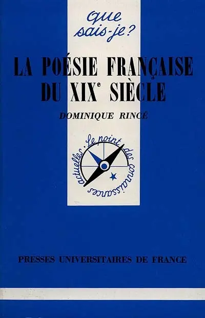 La Poésie française du 19e siècle