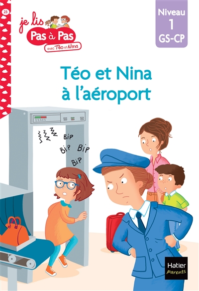 Téo et Nina à l'aéroport