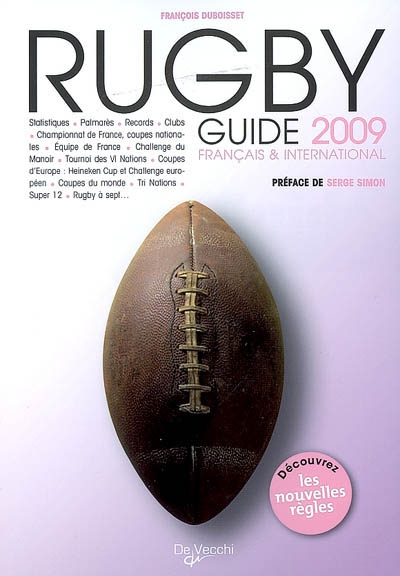 Rugby guide 2009 : guide français et international