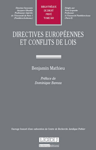 Directives européennes et conflits de lois