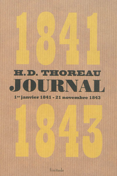 Journal. Vol. 2. 1er janvier 1841-21 novembre 1843