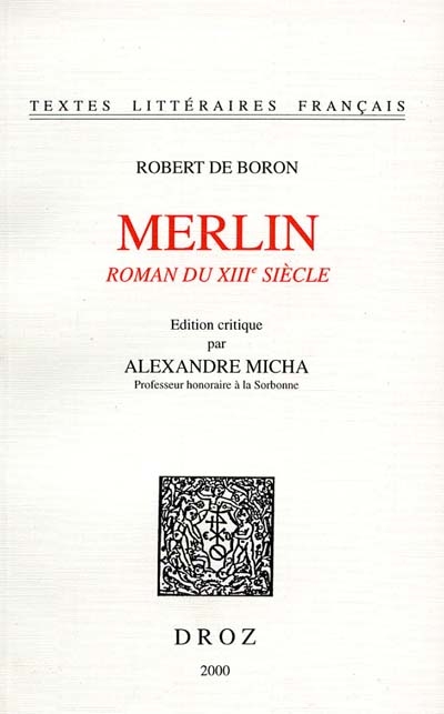Merlin : roman du XVIIIe siècle