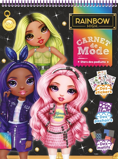 Rainbow High : carnet de mode : stars des podiums