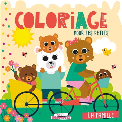 Mon P'tit Hemma : Coloriage pour les petits : La famille