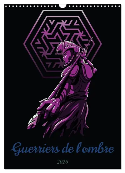 Guerriers de l'ombre (Calendrier mural 2026 DIN A3 horizontal), CALVENDO calendrier mensuel : 12 guerriers mystiques et sombres, des chevaliers et des créatures obscures se lancent dans la bataille : C'est toi qui décides de la guerre ou de la paix !