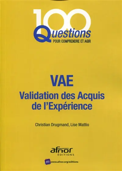 VAE validation des acquis de l'expérience