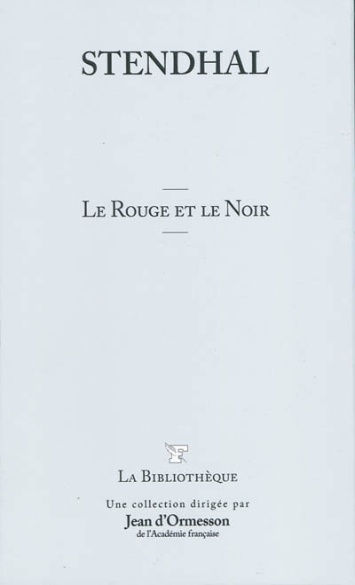 Le rouge et le noir