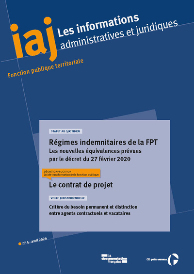 Informations administratives et juridiques, n° 4 (2020)