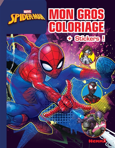 Spider-Man : mon gros coloriage + stickers !