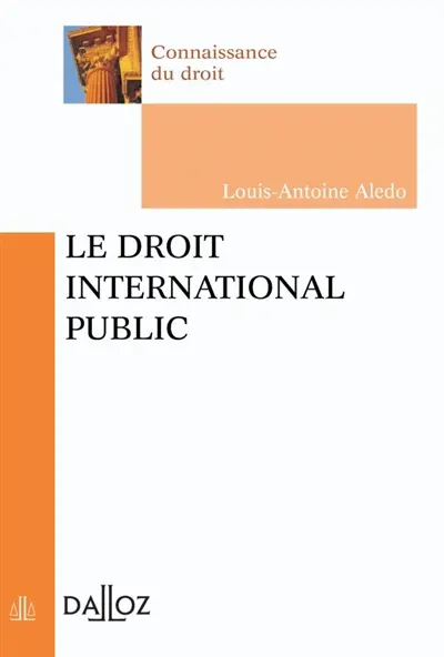 Le droit international public
