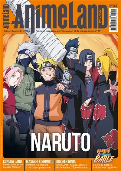 Anime land : le magazine français de l'animation, n° 255. Naruto