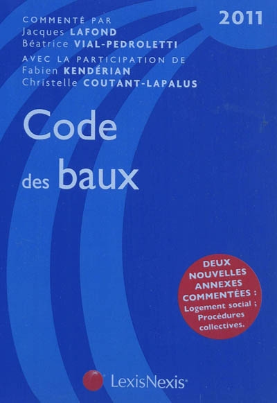 Code des baux 2011