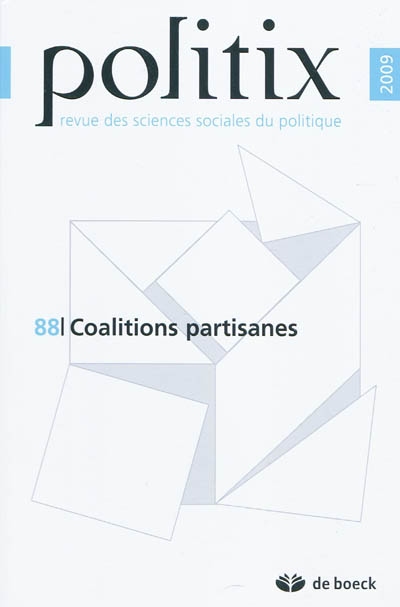 Politix, n° 88. Coalitions partisanes