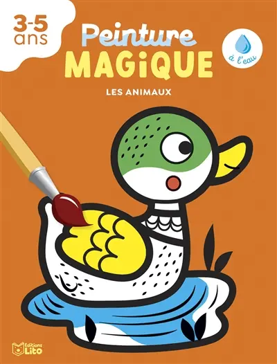 Les animaux : peinture magique à l'eau