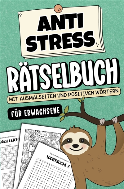 Anti Stress Rätselbuch für...