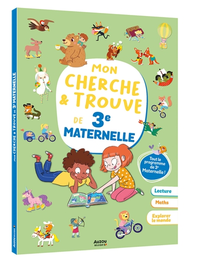 mon cherche & trouve de 3e maternelle : lecture, maths, explorer le monde : tout le programme de 3e maternelle !