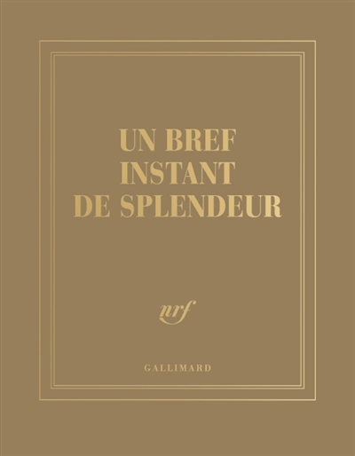 Un bref instant de...