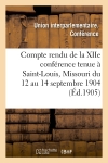 Compte rendu de la XIIe...