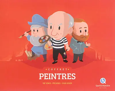 Coffret peintres : De Vinci-Picasso-Van Gogh